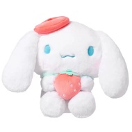 Genuine MINISO Sanrio Plush Doll Strawberry Sitting Series Doll Kawaii Decoration Bedroom Pillow Chi