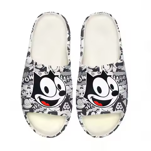 F-Felix The Cat shoes Soft Sole Sllipers Home Clogs Step On Water Shoes Mens Womens Teenager Step in