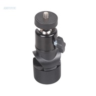 【3C】 Metal Swivels Head 1 4Inch Thread Adapters Brackets for 10Mm To 22Mm Diameter Camera Tubes