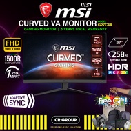 MSI Optix G27C4X 27" Curved Gaming Monitor - VA PANEL - FHD 250Hz - 1500R Curved Gaming Monitor (3Yrs Local Warranty)