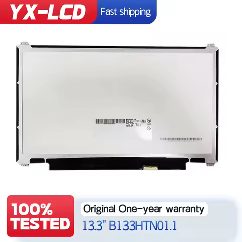 30 pins EDP Laptop Lcd Screen 13.3 Inch B133HTN01 1 B133HTN01.1 1920x1080 FHD for LTN133AT32 B133XTN