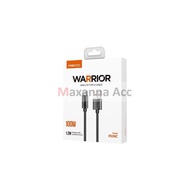 [MAXANNA] WARRIOR TYPE C 100W 1.2 METER ALUMINUM ALLOY CHARGER CABLE RECCI 100W USB TYPE C 1.2 M RS0