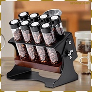[szgrqkj1] Single-dose Coffee Bean Storage, Espresso Bean Cellar, Adjustable Tilt, Sealed Lid, Clear