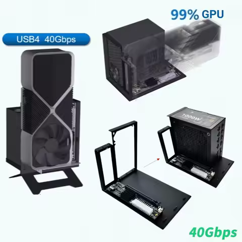 UT4G External eGPU Adapter USB4 Bracket Thunderbolt-4/3 TB3/TB4 to PCIe x16 PCI-E 4.0 x4 GPU Dock Fo