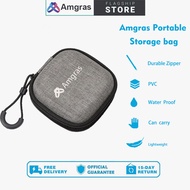 Amgras Microphone Dedicated Storage Bag ortable Earphone Storage Bag MAC Charger U Disk Protective C