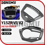 Motorcycle Watch Cover Frame Carbon Y15ZR V1 V2 Watch Y15 V2 Black Watch Cover Set Yamaha Accessorie