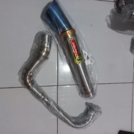 ۞ ▚ ⊜ ✘ ◖ Conical Open Pipe Daeng Sai4 for Mio i125 Mio sporty Mio soul i125 Mio soulty Mio gear Mi
