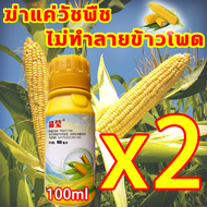 🌽ฆ่าหญ้าข้าวโพด ไม่ทำลายข้าวโพด100% ยาชุดข้าวโพด 100g เข้มข้นสุดๆ ฆ่าหญ้ารอบข้าวโพด กำจัดหญ้าในไร่ข้าวโพด​​ กำจัดวัชพืชเท่านั้น ผลเก็บเกี่ยวข้าวโพดเพิ่มขึ้น 10 เท่า สารกำจัดวัชพืชใบแคบและใบกว้าง หญ้านกสีชมพู หญ้าตีนกา หญ้าดอกขาว ยาฉีดหญ้าข้าวโพด