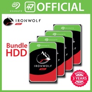 Seagate  ( 4TB / 6TB ) 3.5-inch IronWolf Bundle HDD NAS Hard Disk