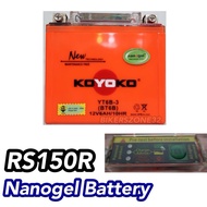 KOYOKO MOTORCYCLE BATTERY YT6B-3 (BT6B) 12V6AH/10HR