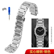 ☼✠ สำหรับ Hublot Yubo สายนาฬิกา Big Bang Classic Fusion Men Women Solid Stainless Steel Watchband Br