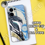 G51 - Latest OPPO RENO 13F Case - Flexible rubber material - ROBOT Motif - OPPO RENO 13F silicone - 
