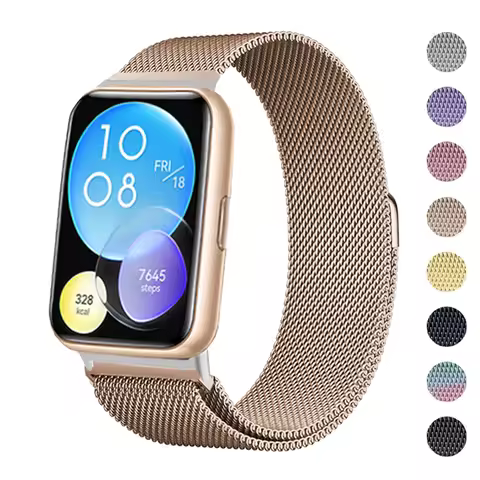 Magnetic band For Huawei Watch FIT 2 Strap stainless steel watchband metal Loop belt correa bracelet