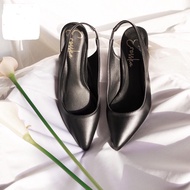 Giầy cao gót mũi nhọn 5p Quai Chun A6