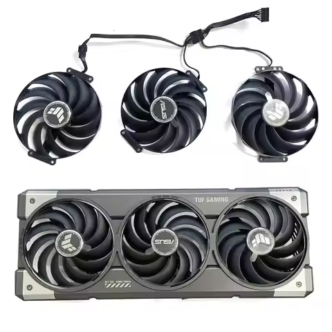 New 97MM 7PIN T129215BU RTX 5070 GPU fan for Asus TUF-RTX5070-O12G-GAMING graphics card cooling