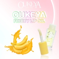 OUKEYA ลิปออยล์เจลลี่ ให้ความชุ่มชื้น ลิปหัวแปรงใหญ่ น่ารัก และกระจ่างใส