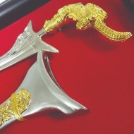 Keris Pewter Gold with Gift Box / Souvenir / Collection