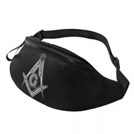 [Bbees] Masonic Freemason mẫu túi đeo hông cho Nam Nữ ngầu Freemasonry Mason Crossbody Túi đeo thắt 