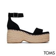 Toms Women's Laila Sandals - Black Suede