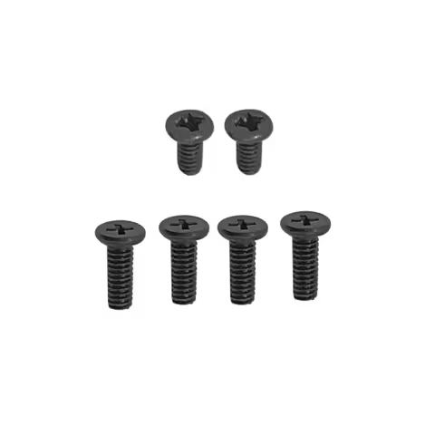 FGY 6PCS For HP Chromebook 14C-CC 14CT-CC black Laptop Lower Bottom Base Cover Case screws