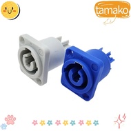 TAMAKO Powercon Connector, 3 PIN Blue White NAC3FCA NAC3FCB AC Male Plug, 3 Pin Male Plug 250V 20A Socket Stage Light LED Power Cable Plug Stage Light LED Screen