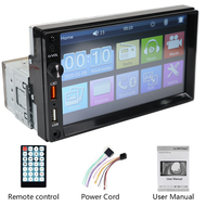 เครื่องเสียงรถยนต์ 7 นิ้ว 1 Din HD Mirrorlink รถ Bluetooth MP5 บลูทูธ USB AUX TF มัลติมีเดียสเตอริโอ