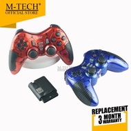 MTECH TURBO WIRELESS GAMEPAD CONTROLLER STIK JOYSTICK PS2 PC LAPTOP