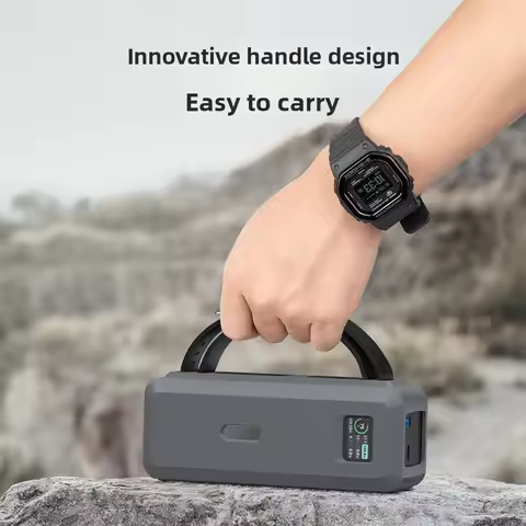 For Anker 737 140W 24000mAh Power Bank Silicone Protective Case With TF SIM Card Slot Portable Trave