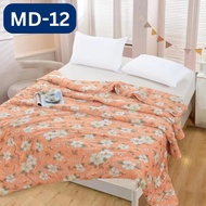 ZENTIA ผ้าห่ม รุ่นผ้าใยไหมน้ำแข็ง เนื้อผ้านุ่ม ลื่น เย็นสบาย สัมผัสหรูหรา ระบายอากาศได้ดี สีสันสดใส 