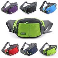 Spot Goods#Multifunctional sports outdoor waterproof waist bag for men, large-capacity cash collecti