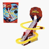 "Mainan Kereta Anak Mickey Spiderman Thomas Train Elektrik Lucu MEDU-295 Hobi Koleksi Edukasi Mainan