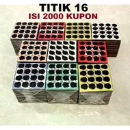 Mainan Gosok-Gosokan Bom Tengkorak Terlaris isi 2000 kupon Titik 16 mainan teka-teki