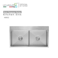 LEVANZO Kitchen Sink 4mm Deepsea Series #49652