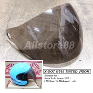 X-DOT G518 TINTED VISOR - INDEX / LTD SPORT / LTD AVENT / LASER / SWAM