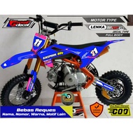 LENKA 110cc Mini Trail Decal Sticker CRZ 110cc/ ZUUMAV 110cc/ 110cc MINI MOTORCYCLE/ 110cc MOTORCYCL