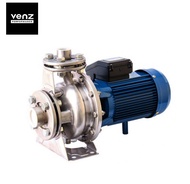 ปั๊มน้ำหอยโข่งหัวสแตนเลส หน้าแปลน VENZ รุ่น VMS32-160B  3 HP ท่อ 2นิ้วx 1.25 นิ้ว 3แรงม้า