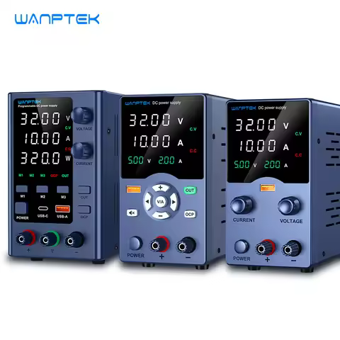 Lab Power Supply Encoder adjustment Adjustable DC Power Supply 30V 10A 5A Bench Power Source 120V 60