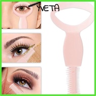 YVETA Eyeliner Stencil, Reusable Plastic Novice Eyeliner Template, Practical with Comb Wearing Aid  