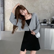 2-Piece Dress With Coat + Straight