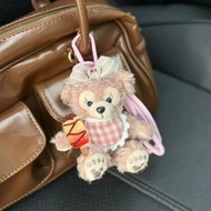 Cute Duffy Bear Keychain Shirley Rose Bag Pendant Doll Plush Doll Handmade Gift