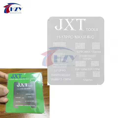Universal LCD Screen Display IC Protection BGA Reballing Stencils For iPhone 11-17 Pro Max Flex Scre