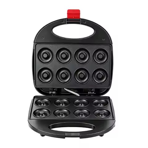 High Quality Home Use 110V 220V Automatic Non-stick Snacks Desserts Doughnut Maker Electric Mini Rou