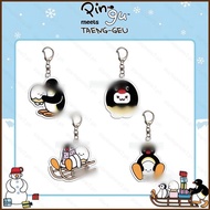 ST3 Girls' Generation Taeyeon Acrylic Keychain PINGU X TAENG-GEU Pendant Accessories Stars Periphery