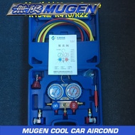 MUGEN COOL R134 R134a Manifold Meter Gauge, High Quality.