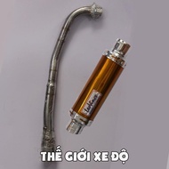 Pô leovince đủ màu full cổ bô độ wave rsx Wave 50 - 100 cup dream 67 axelo exciter 50cc sirius