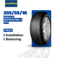 [Free Installation] 255/55/18 Goodyear Eagle F1 Asymmetric 6 SUV (Year 2025) New Tyre Tire Tayar