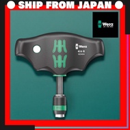 Wera 05023404001 T-Handle Screwdriver Rapidadaptor 416 R – 1/4" × 45mm, Magnetic Bit Holder