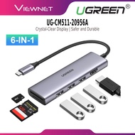 UGREEN CM511 TYPE-C USB-C 3.0 MALE TO HDMI HD + 3* USB3.0 + SD | TF FEMALE CONVERTER ADAPTER USB-C H