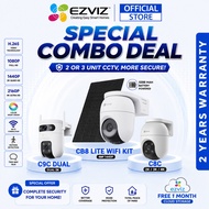 Ezviz 2 Camera Combo Deals Special EB3 KIT C9C DUAL CB8 LITE C8C 2MP 3MP 4MP 5MP 8MP Outdoor WiFi Se