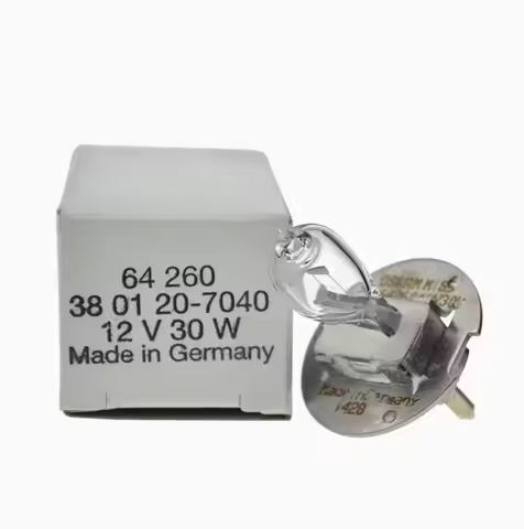 OSRAM 64260 12V 30W PG22 Slit Lamp Microscope 64 260 3801 20-7040 Bulb and Equivalent
